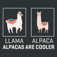 Llama Vs Alpaca Alpacas Are Cooler Funny Alpaca Lover Infant Baby Jersey Bodysuit thumb 2