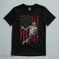 Lacrosse Vintage American Flag T-Shirt thumb 5