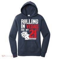 Las Vegas Birthday Party - Rolling in Vegas - 21st Birthday Women's Hoodie thumb 0