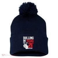 Las Vegas Birthday Party - Rolling in Vegas - 21st Birthday Pom Pom 12in Knit Beanie thumb 0