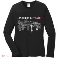 Las Vegas Circuit Us America Formula Racing Race Car Lovers Women's Long Sleeve Shirt thumb 0