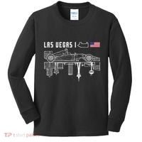 Las Vegas Circuit Us America Formula Racing Race Car Lovers Kids Long Sleeve Shirt thumb 0
