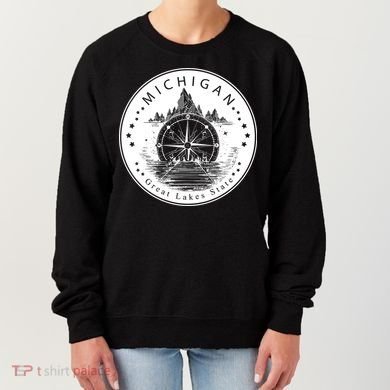Lake View Compass Michigan Logo Women's Sweatshirt
