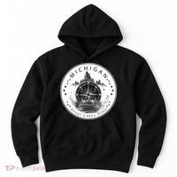 Lake View Compass Michigan Logo Hoodie thumb 0