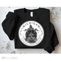 Lake View Compass Michigan Logo Sweatshirt thumb 2