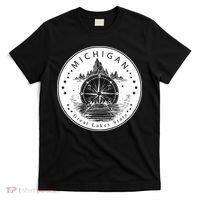 Lake View Compass Michigan Logo T-Shirt thumb 0