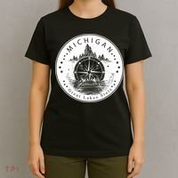 Lake View Compass Michigan Logo T-Shirt thumb 4