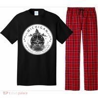 Lake View Compass Michigan Logo Pajama Set thumb 0