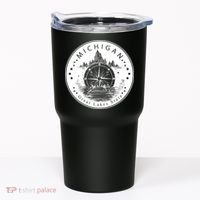 Lake View Compass Michigan Logo Tumbler thumb 0