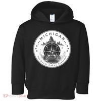Lake View Compass Michigan Logo Toddler Hoodie thumb 0