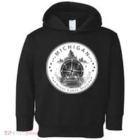 Lake View Compass Michigan Logo Toddler Hoodie thumb 0