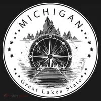 Lake View Compass Michigan Logo Toddler Hoodie thumb 2