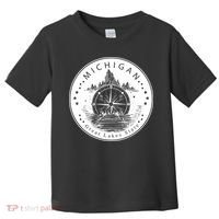Lake View Compass Michigan Logo Toddler T-Shirt thumb 0
