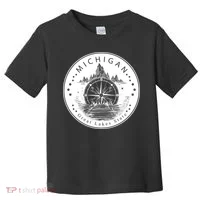 Lake View Compass Michigan Logo Toddler T-Shirt thumb 0