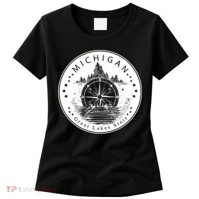 Lake View Compass Michigan Logo Women's T-Shirt