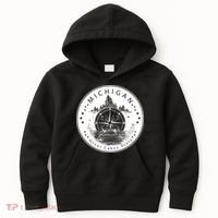 Lake View Compass Michigan Logo Kids Hoodie thumb 0
