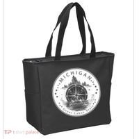 Lake View Compass Michigan Logo Tote Bag thumb 2