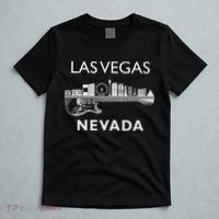Las Vegas City Skyline Music Nevada Souvenir Las Vegas T-Shirt thumb 5