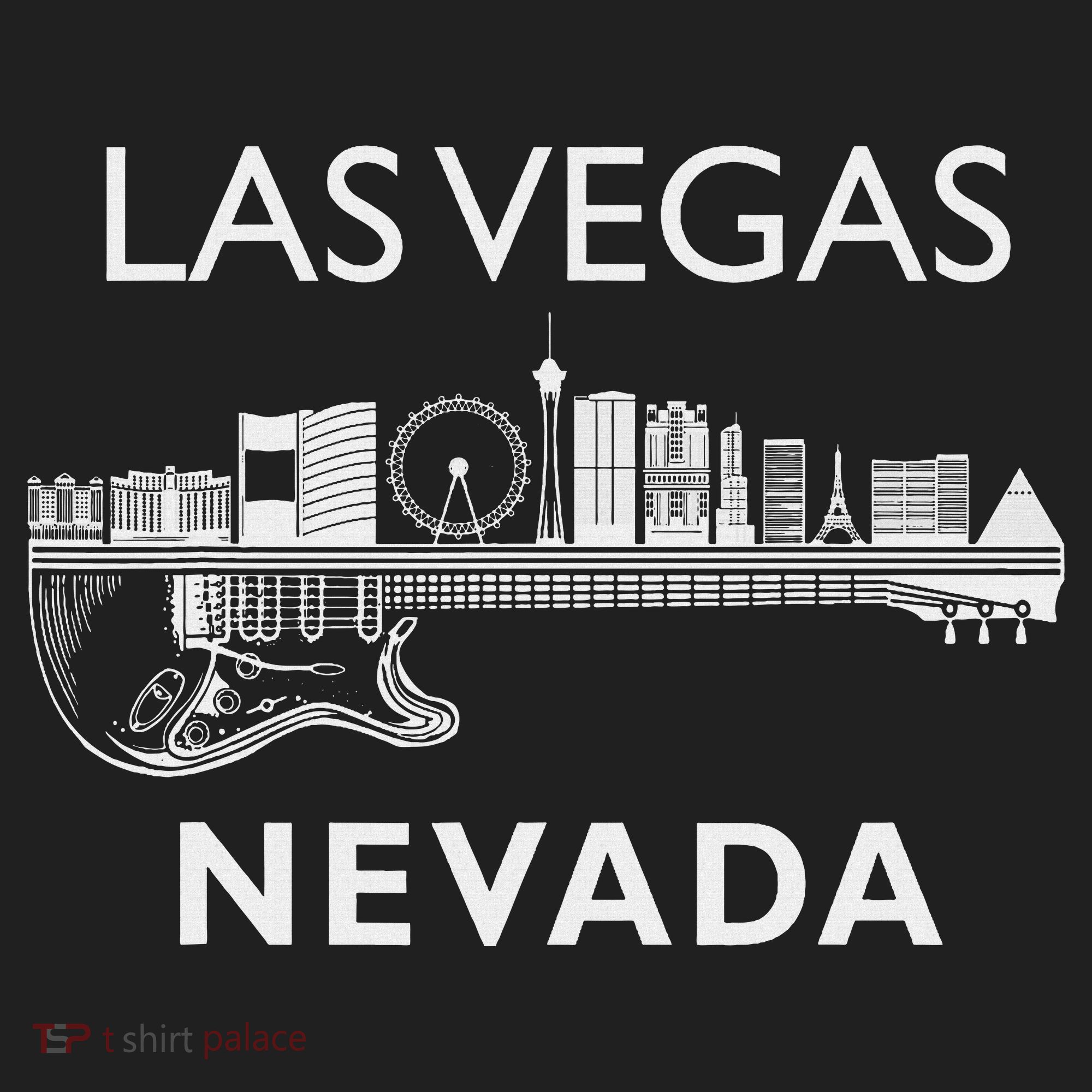 Las Vegas City Skyline Music Nevada Souvenir Las Vegas Beanie
