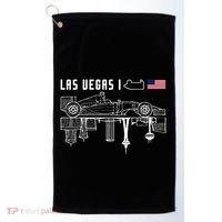 Las Vegas Circuit Us America Formula Racing Race Car Lovers Golf Towel thumb 0