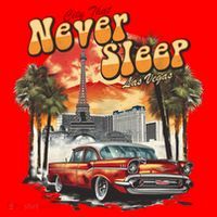 Las Vegas City That Never Sleeps Santa Hat thumb 1