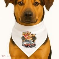 Las Vegas City That Never Sleeps USA-Made Doggie Bandana thumb 1
