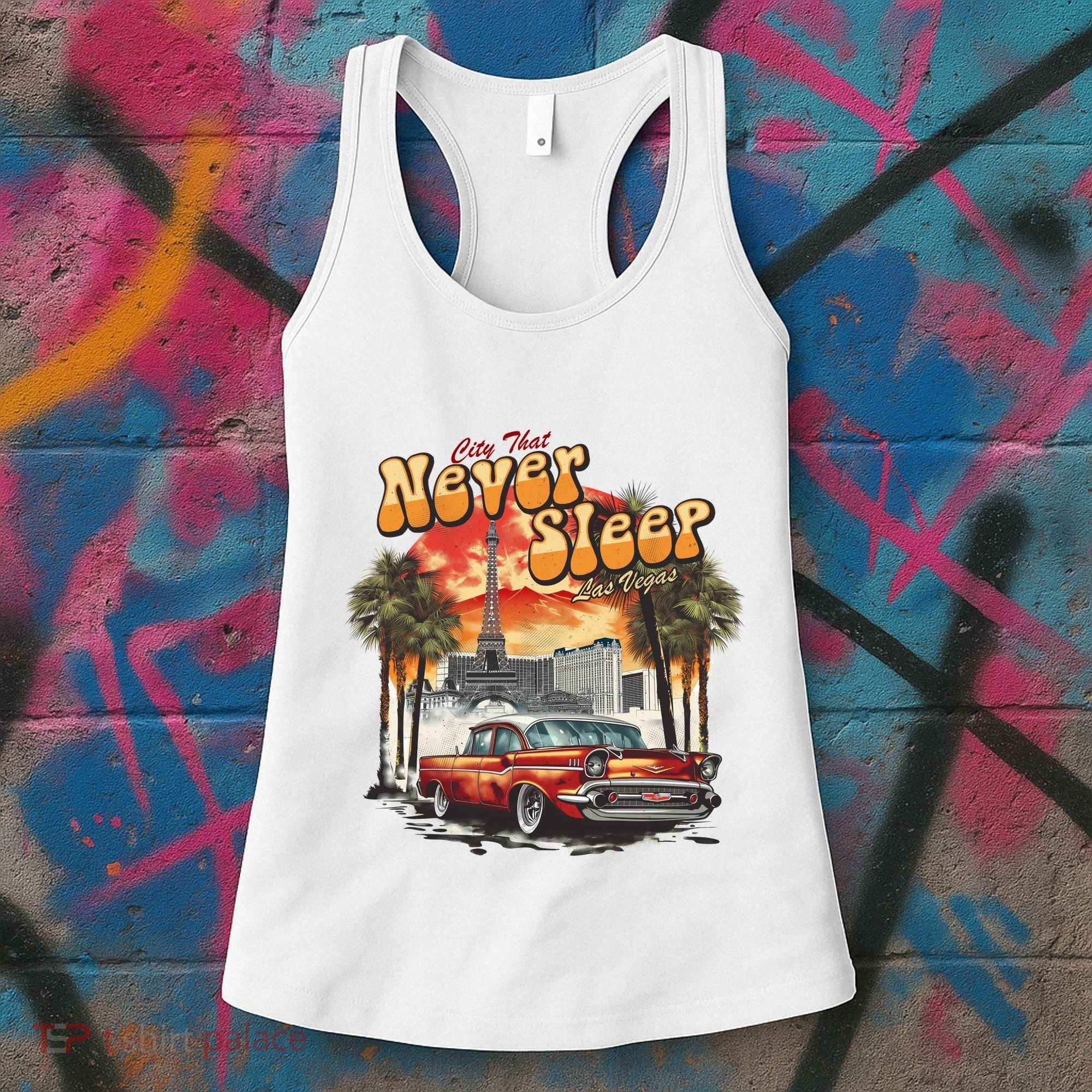 Las Vegas City That Never Sleeps Women's Tank Top