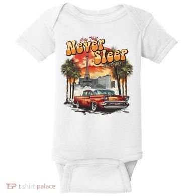 Las Vegas City That Never Sleeps Baby Bodysuit