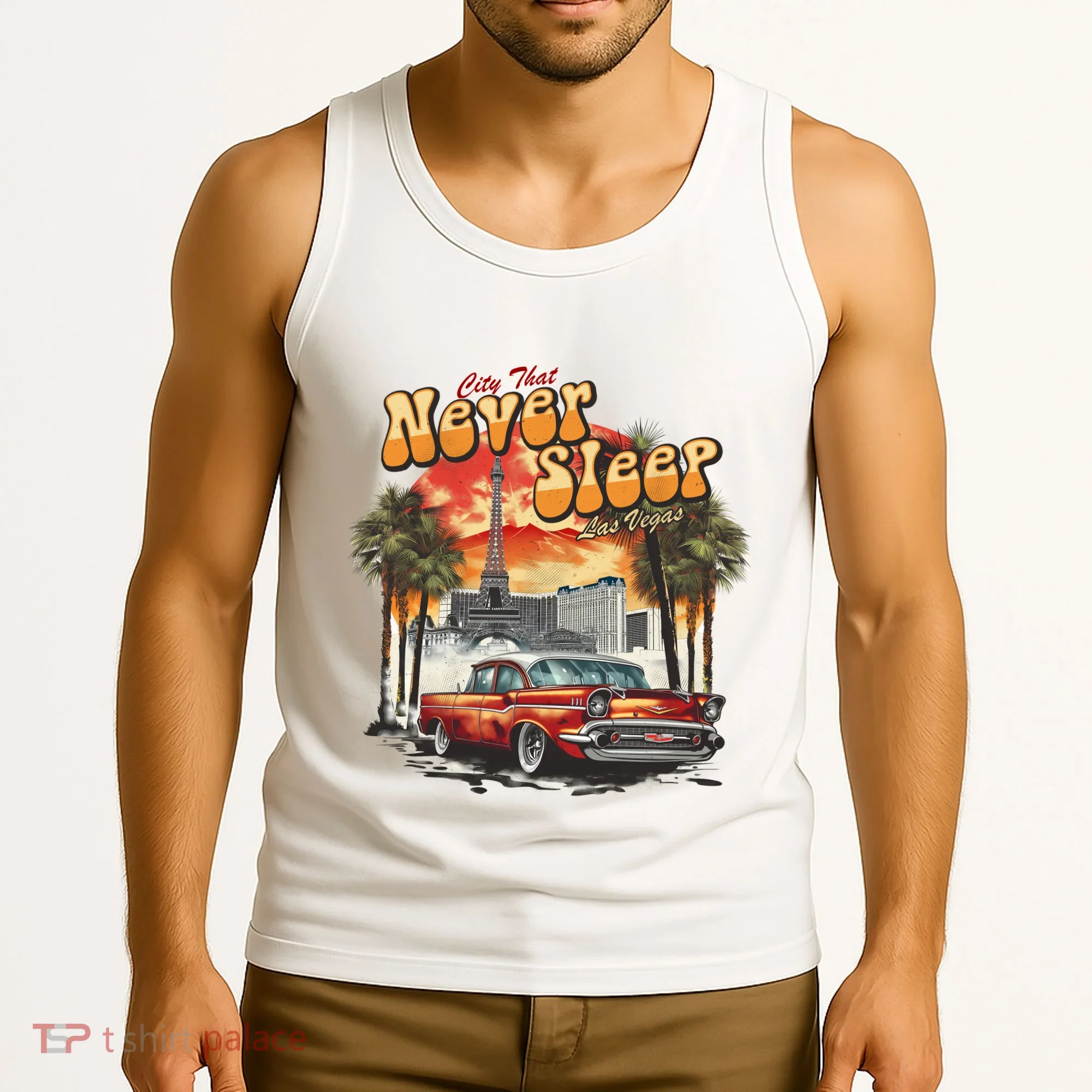 Las Vegas City That Never Sleeps Tank Top