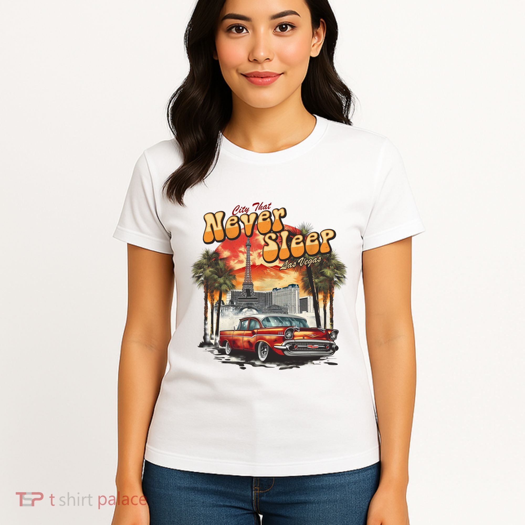 Las Vegas City That Never Sleeps Women's T-Shirt
