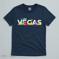 Las Vegas Colorful Skyline T-Shirt thumb 5