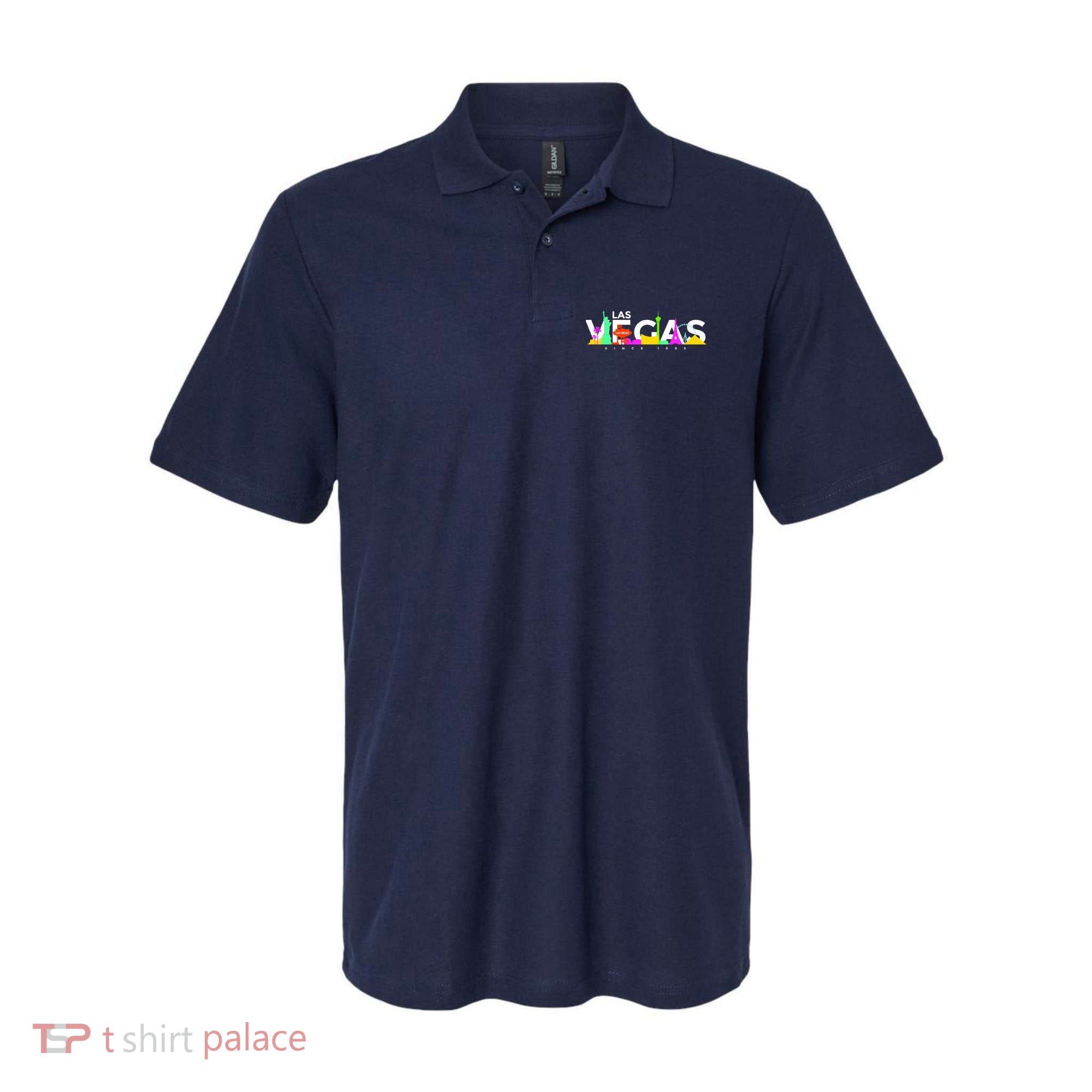Las Vegas Colorful Skyline Polo