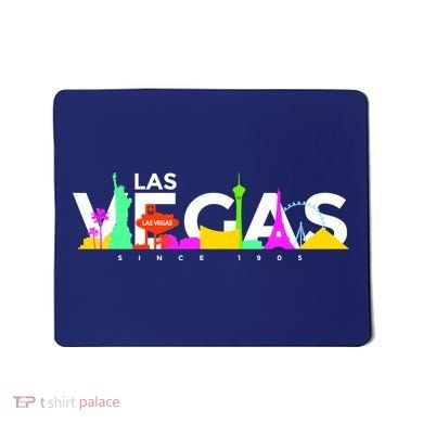 Las Vegas Colorful Skyline Mousepad