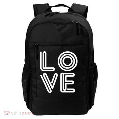 Love Valentines Day Word Logo Backpack