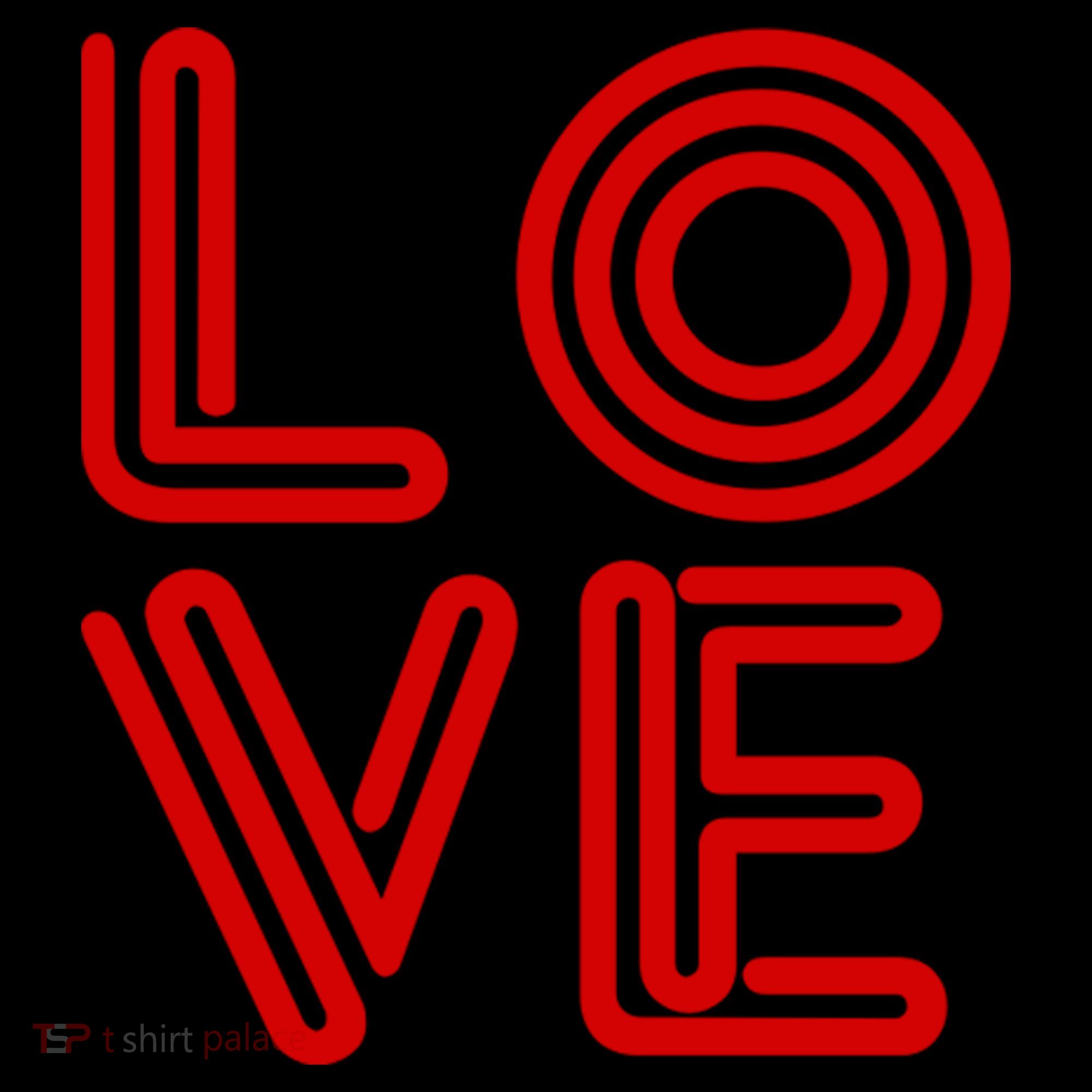 Love Valentines Day Word Logo Coffee Mug