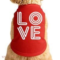 Love Valentines Day Word Logo Doggie Tank thumb 0