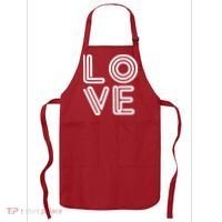 Love Valentines Day Word Logo Apron thumb 0