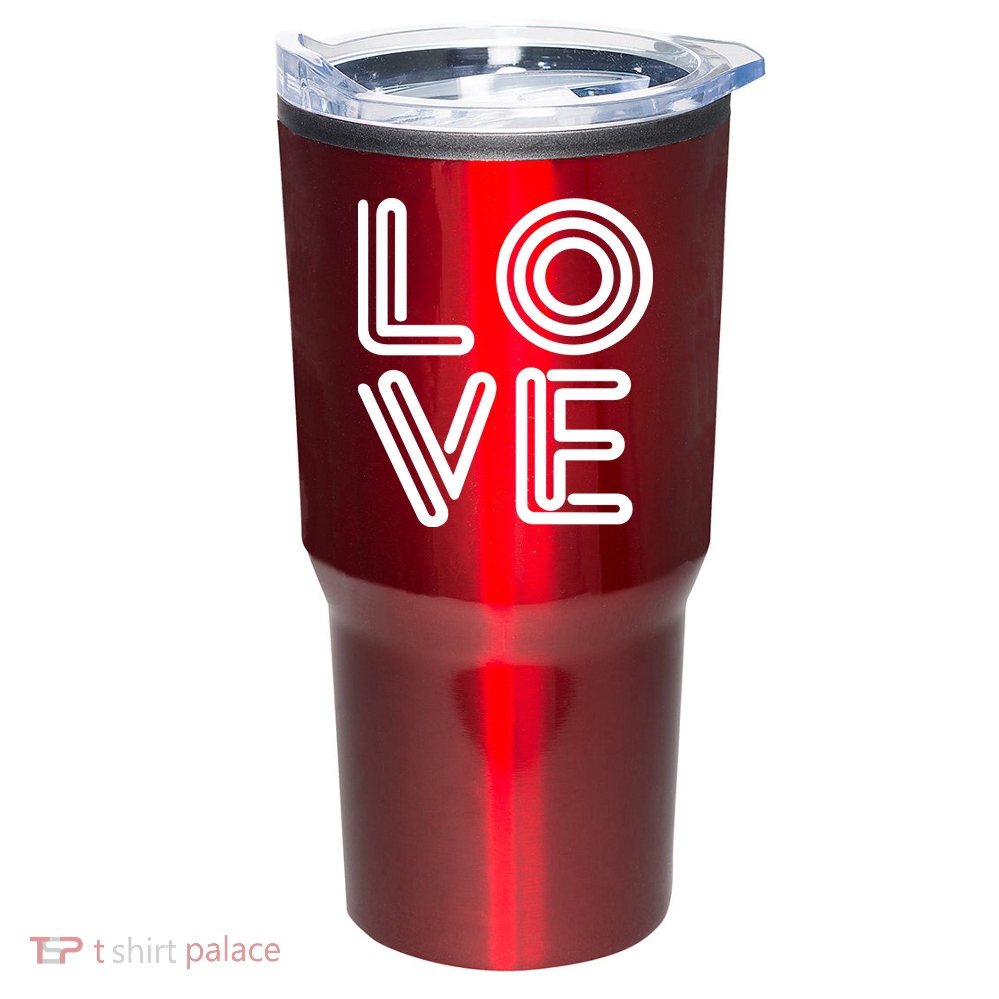 Love Valentines Day Word Logo Tumbler