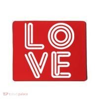 Love Valentines Day Word Logo Mousepad thumb 0