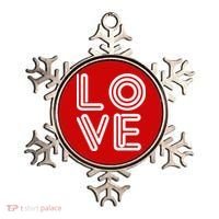 Love Valentines Day Word Logo Ornament thumb 0