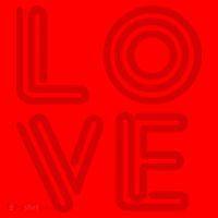 Love Valentines Day Word Logo Santa Hat thumb 1