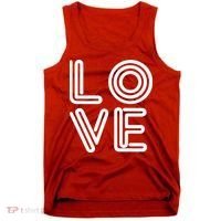 Love Valentines Day Word Logo Tank Top thumb 0
