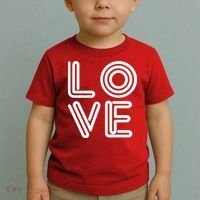 Love Valentines Day Word Logo Toddler T-Shirt thumb 2