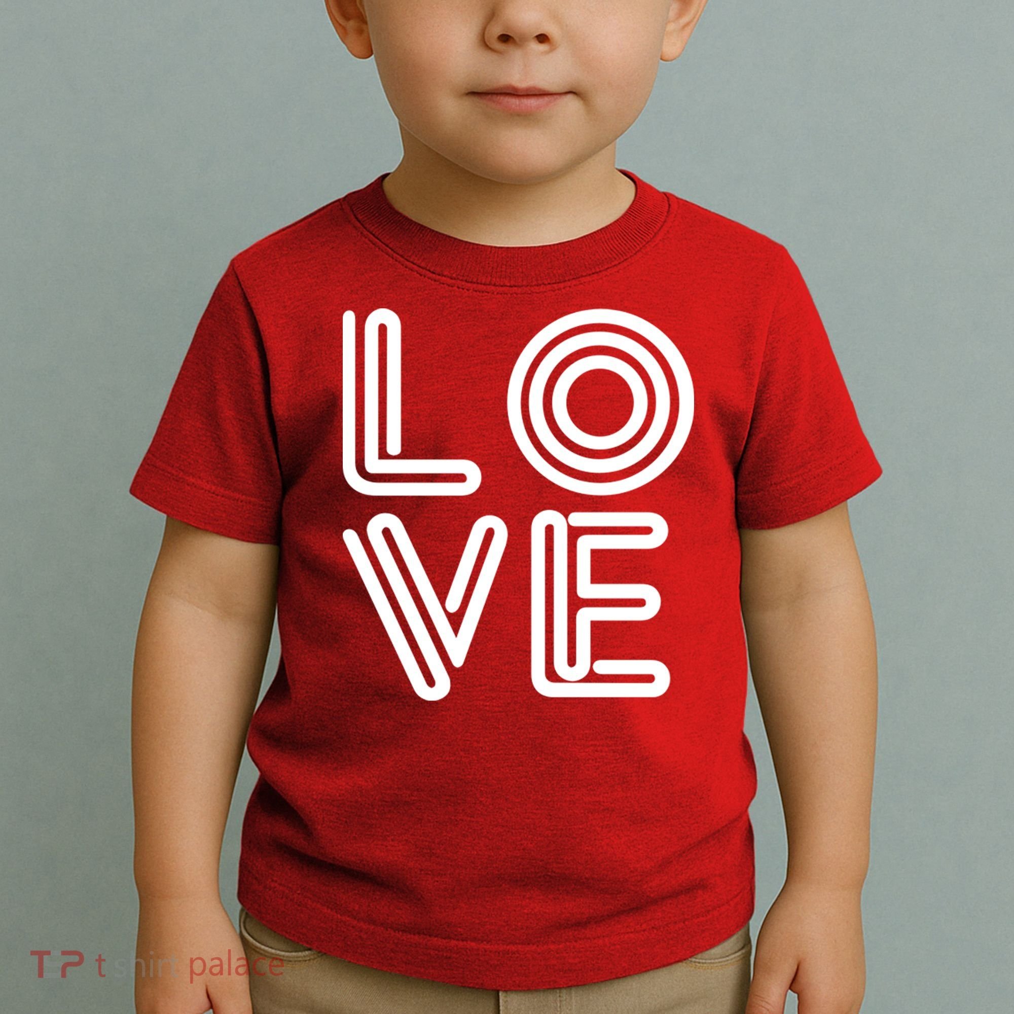 Love Valentines Day Word Logo Toddler T-Shirt
