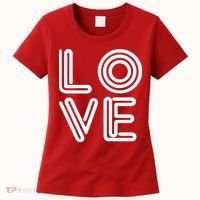 Love Valentines Day Word Logo Women's T-Shirt thumb 0