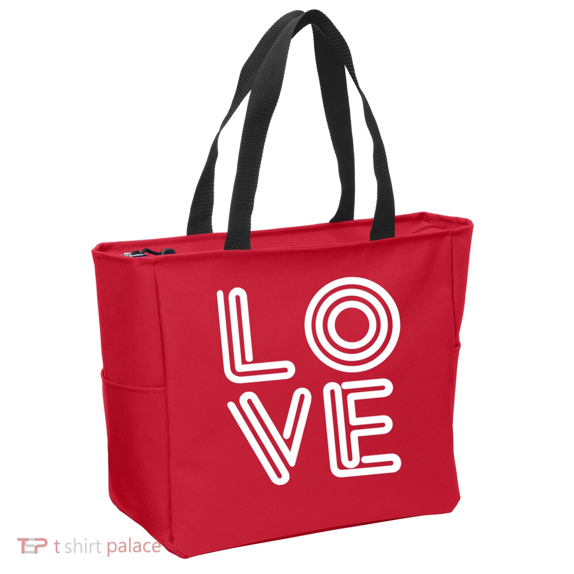 Love Valentines Day Word Logo Tote Bag