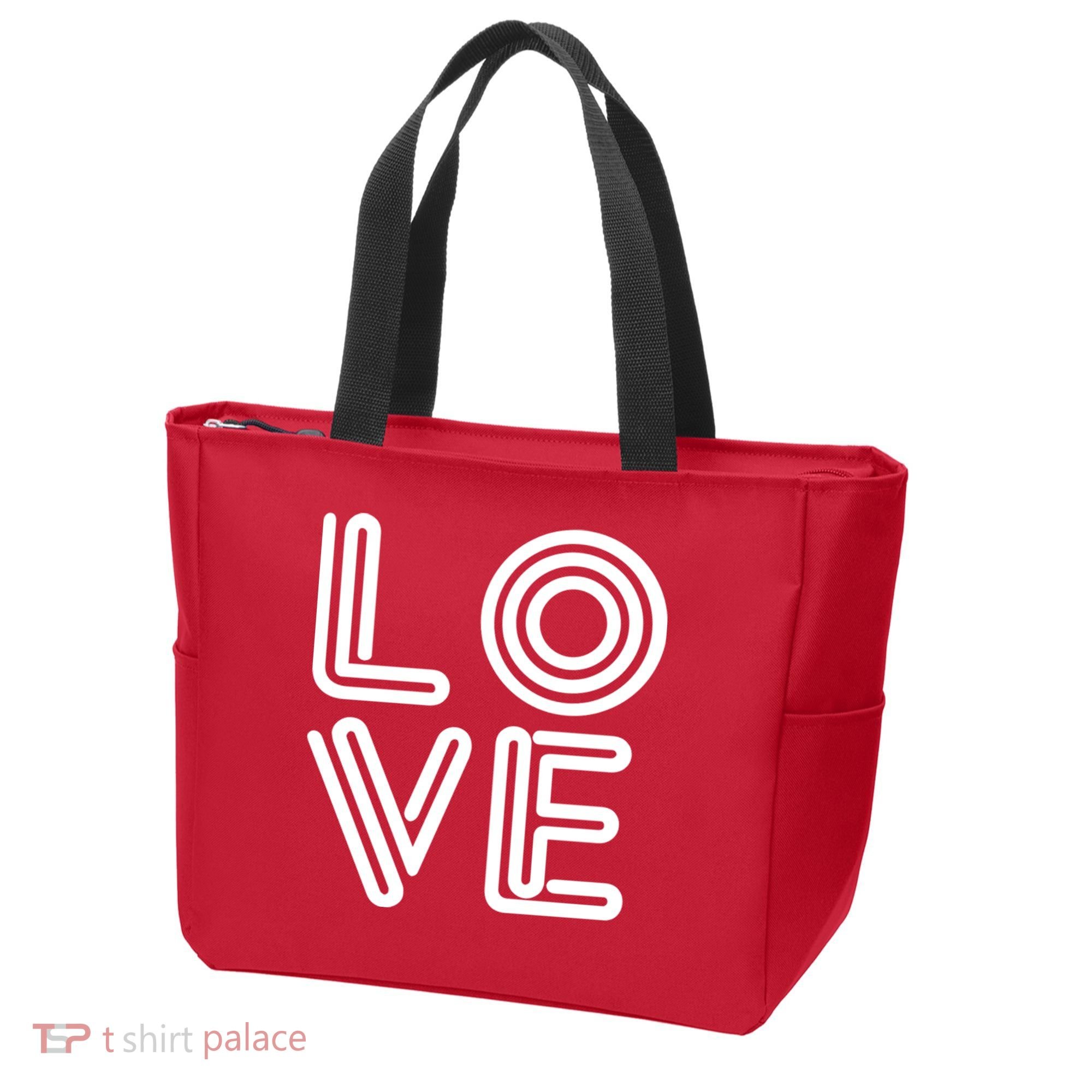 Love Valentines Day Word Logo Tote Bag