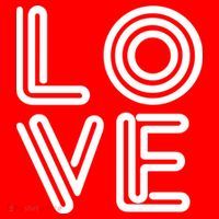Love Valentines Day Word Logo Tote Bag thumb 4