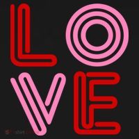 Love Valentines Day Pink And Red Logo Backpack thumb 2