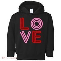Love Valentines Day Pink And Red Logo Toddler Hoodie thumb 0